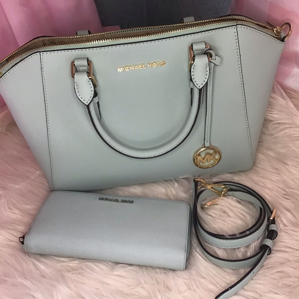 Michael kors Lrg Ciara Satchel & wallet SET - Picture 5 of 16